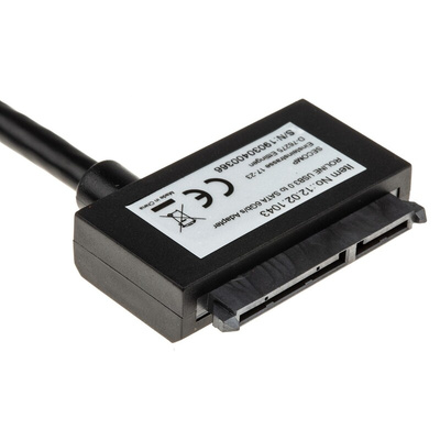 Roline USB 3.0 Cable, Male USB A to Male SATA Data; SATA Power Cable, 150mm