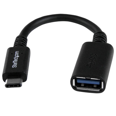 StarTech.com USB 3.0 Cable, Male USB C to Female USB A  Cable, 152.4mm