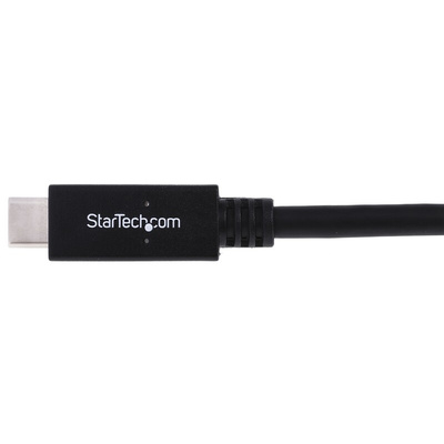 StarTech.com USB 3.1 Cable, Male USB C to Male USB C Cable, 0.5m