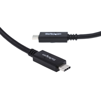 StarTech.com USB 3.1 Cable, Male USB C to Male USB C Cable, 0.5m