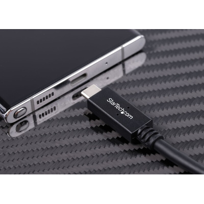 StarTech.com USB 3.1 Cable, Male USB C to Male USB C Cable, 0.5m