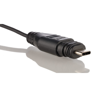 Amphenol Industrial USB 2.0 Cable, Male USB A to Male USB C Cable, 1m