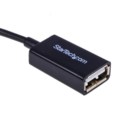 StarTech.com USB 2.0 Cable, Male Micro USB B to Female USB A  Cable, 130mm