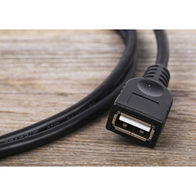 StarTech.com USB 2.0 Cable, Male USB A to Female USB A USB Extension Cable, 0.9m