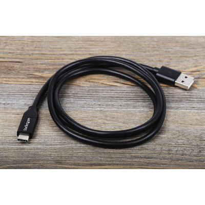 StarTech.com USB 2.0 Cable, Male USB A to Male USB C Cable, 1m