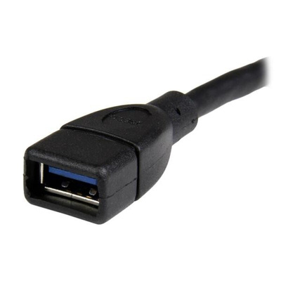 StarTech.com USB 3.0 Cable, Male USB A to Female USB A USB Extension Cable, 15cm