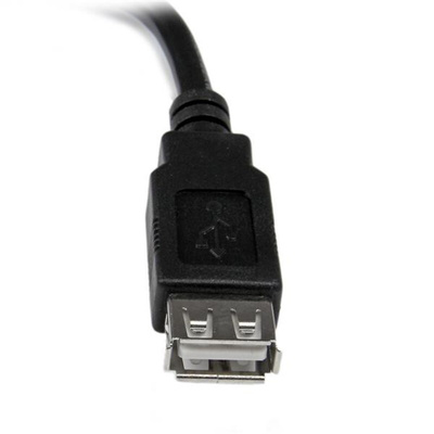 StarTech.com USB 2.0 Cable, Male USB A to Female USB A USB Extension Cable, 15cm