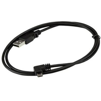StarTech.com USB 2.0 Cable, Male USB A to Male Micro USB B Cable, 1m