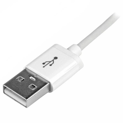 StarTech.com USB 2.0 Cable, Male USB A to Male Lightning Cable, 1m