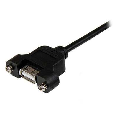 StarTech.com USB 2.0 Cable, Male USB A to Female USB A Cable, 0.6m