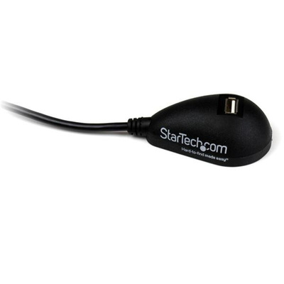 StarTech.com USB 2.0 Cable, Male USB A to Female USB A USB Extension Cable, 1.5m
