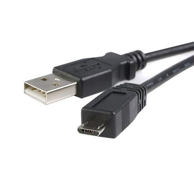 StarTech.com USB 2.0 Cable, Male USB A to Male Micro USB B Cable, 3m