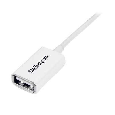 StarTech.com USB 2.0 Cable, Male USB A to Female USB A USB Extension Cable, 1m