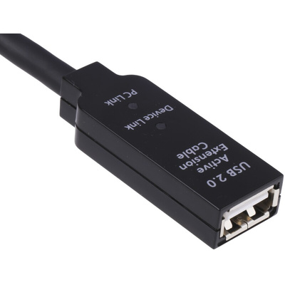 StarTech.com USB 2.0 Cable, Male USB A to Female USB A USB Extension Cable, 10m