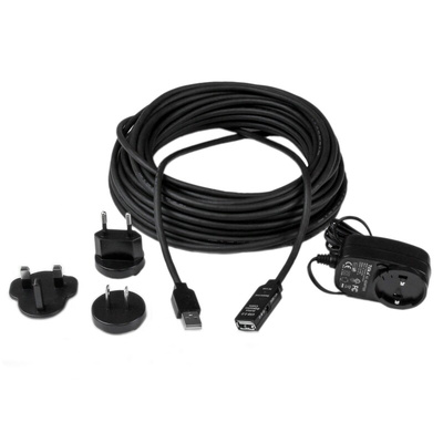 StarTech.com USB 2.0 Cable, Male USB A to Female USB A USB Extension Cable, 10m