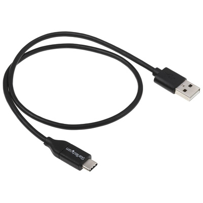 StarTech.com USB 2.0 Cable, Male USB C to Male USB A Cable, 0.5m
