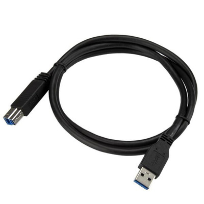 StarTech.com USB 3.0 Cable, Male USB A to Male USB B Cable, 1m