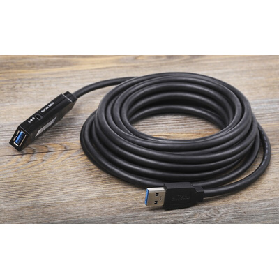 StarTech.com USB 3.0 Cable, Male USB A to Female USB A USB Extension Cable, 5m