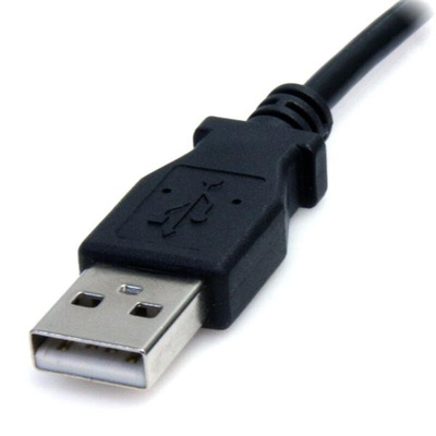 StarTech.com USB 2.0 Cable, Male USB A to Male 2.1mm DC Power Cable, 2m