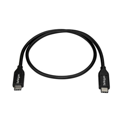 StarTech.com USB 2.0 Cable, Male USB C to Male USB C Cable, 0.5m