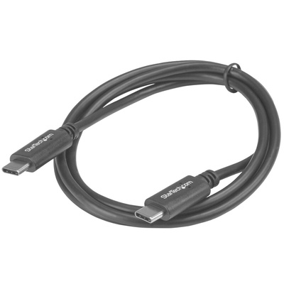 StarTech.com USB 2.0 Cable, Male USB C to Male USB C  Cable, 1m