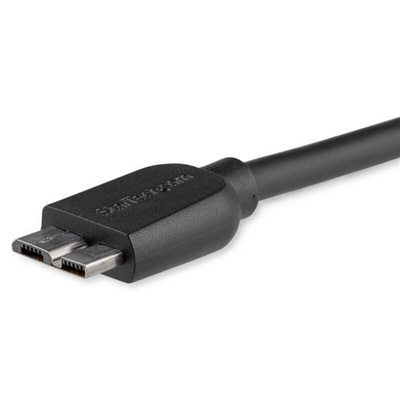 StarTech.com USB 3.0 Cable, Male USB A to Male Micro USB B Cable, 15cm