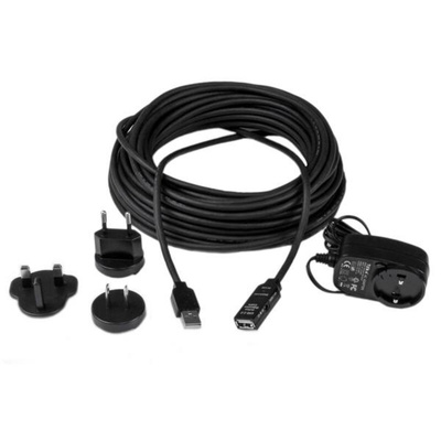 StarTech.com USB 2.0 Cable, Male USB A to Female USB A USB Extension Cable, 15m