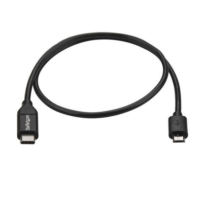 StarTech.com USB 2.0 Cable, Male USB C to Male Micro USB B Cable, 0.5m