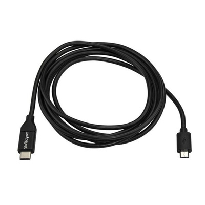 StarTech.com USB 2.0 Cable, Male USB C to Male Micro USB B Cable, 2m
