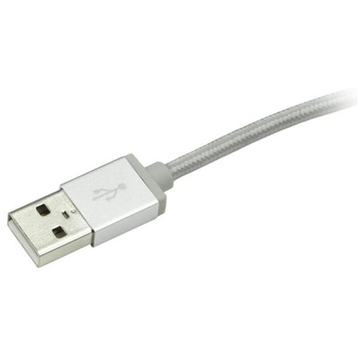 StarTech.com USB 2.0 Cable, Male USB A to Male Lightning, USB B, USB C  Cable, 1m
