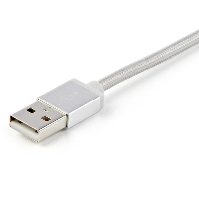 StarTech.com USB 2.0 Cable, Male USB A to Male Lightning, USB B, USB C  Cable, 1m