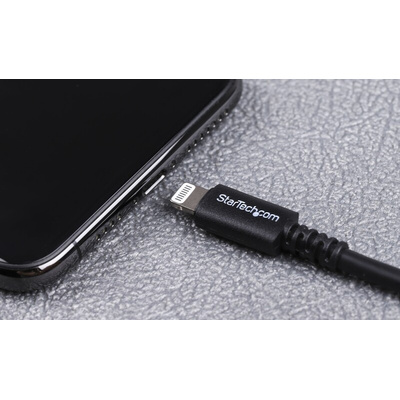 StarTech.com USB 2.0 Cable, Male USB A to Male Lightning Cable, 3m