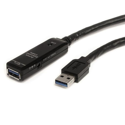 StarTech.com USB 3.0 Cable, Male USB A to Female USB A USB Extension Cable, 3m