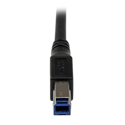 StarTech.com USB 3.0 Cable, Male USB A to Male USB B Cable, 1m