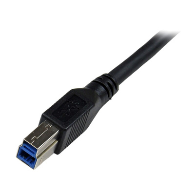 StarTech.com USB 3.0 Cable, Male USB A to Male USB B Cable, 1m