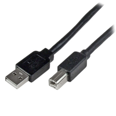 StarTech.com USB 2.0 Cable, Male USB A to Male USB B Cable, 20m
