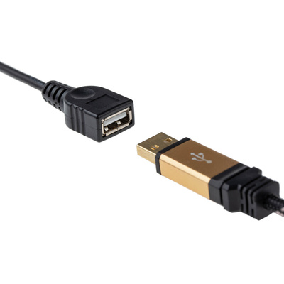 StarTech.com USB 2.0 Cable, Male Mini USB B to Female USB A Cable, 300mm