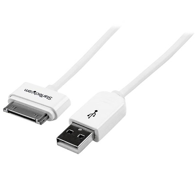 StarTech.com USB 2.0 Cable, Male USB A to Male Apple Dock Cable, 1m