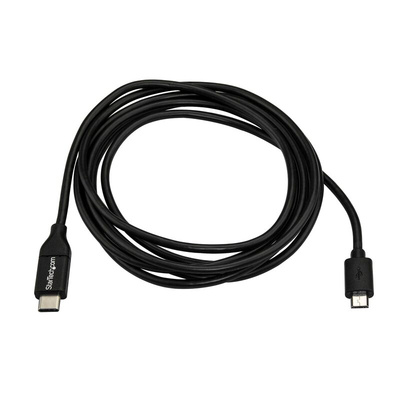 StarTech.com USB 2.0 Cable, Male USB C to Male Micro USB B Cable, 1m