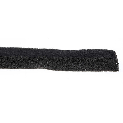 RS PRO Black Foam Tape, 12mm x 10m, 10mm Thick