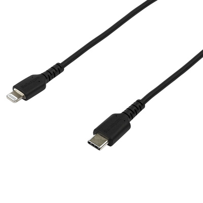 StarTech.com USB 2.0 Cable, Male USB C to Male Lightning Rugged USB Cable, 2m