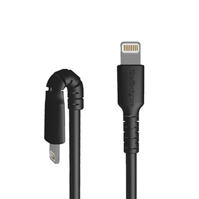 StarTech.com USB 2.0 Cable, Male USB C to Male Lightning Rugged USB Cable, 1m