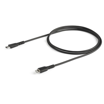 StarTech.com USB 2.0 Cable, Male USB C to Male Lightning Rugged USB Cable, 1m
