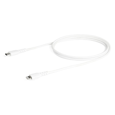 StarTech.com USB 2.0 Cable, Male Lightning to Male USB C Rugged USB Cable, 1m