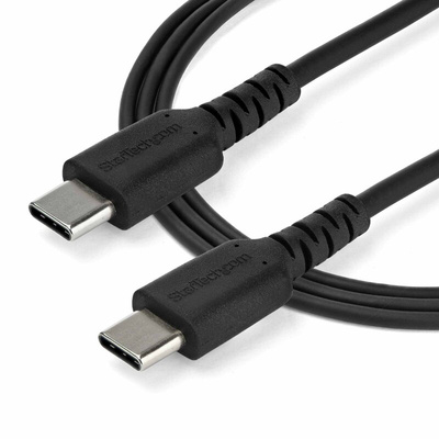 StarTech.com USB 2.0 Cable, Male USB C to Male USB C Rugged USB Cable, 2m