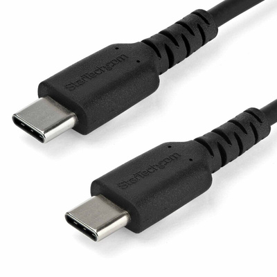 StarTech.com USB 2.0 Cable, Male USB C to Male USB C Rugged USB Cable, 2m