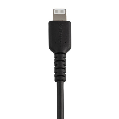 StarTech.com USB 2.0 Cable, Male USB A to Male Lightning Rugged USB Cable, 15cm
