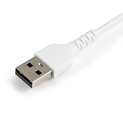 StarTech.com USB 2.0 Cable, Male USB A to Male Lightning Rugged USB Cable, 15cm