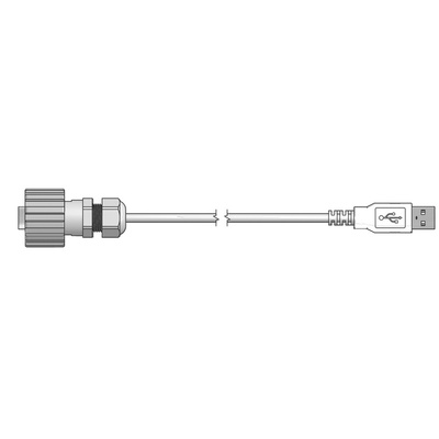 CONEC USB 2.0 Cable, Male USB A to Male USB A Cable, 2m