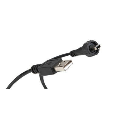 CONEC USB 2.0 Cable, Male USB A to Male Mini USB B Cable, 2m